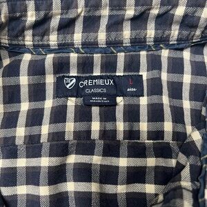 Daniel Cremieux Classic Plaid Long Sleeve Button Down Shirt Large